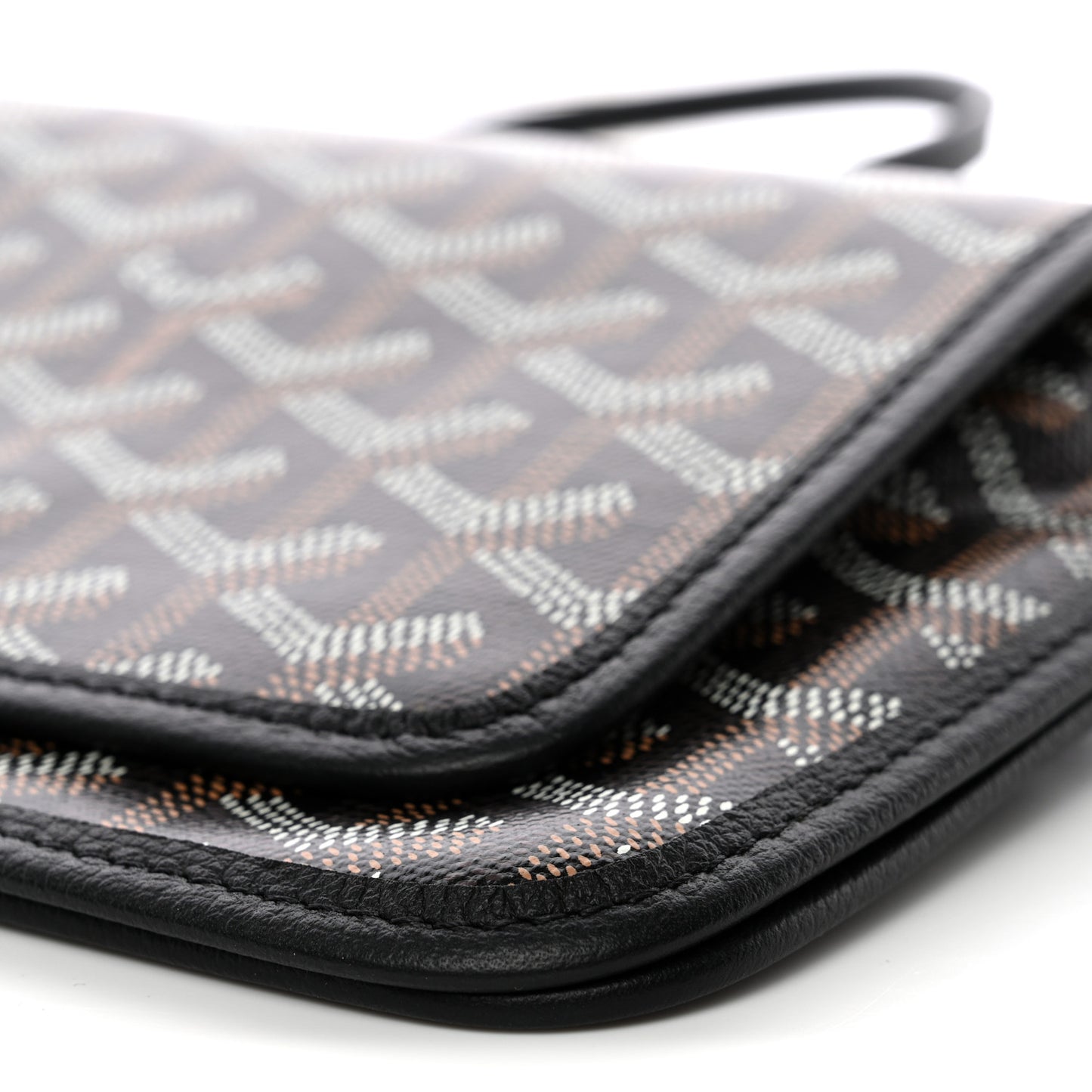 Goyardine Plumet Wallet Clutch Black