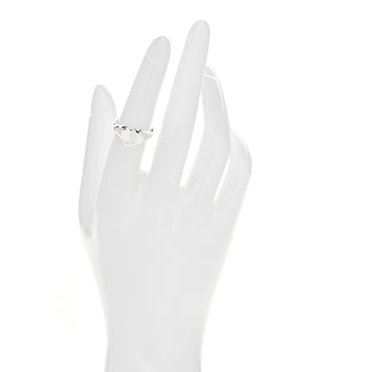 Tiffany Sterling Silver Elsa Peretti Full Heart Ring 50 5.5 2 of 5