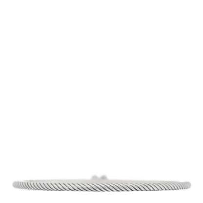 David Yurman Sterling Silver Diamond Cable Collectibles Heart Bracelet 2 of 3