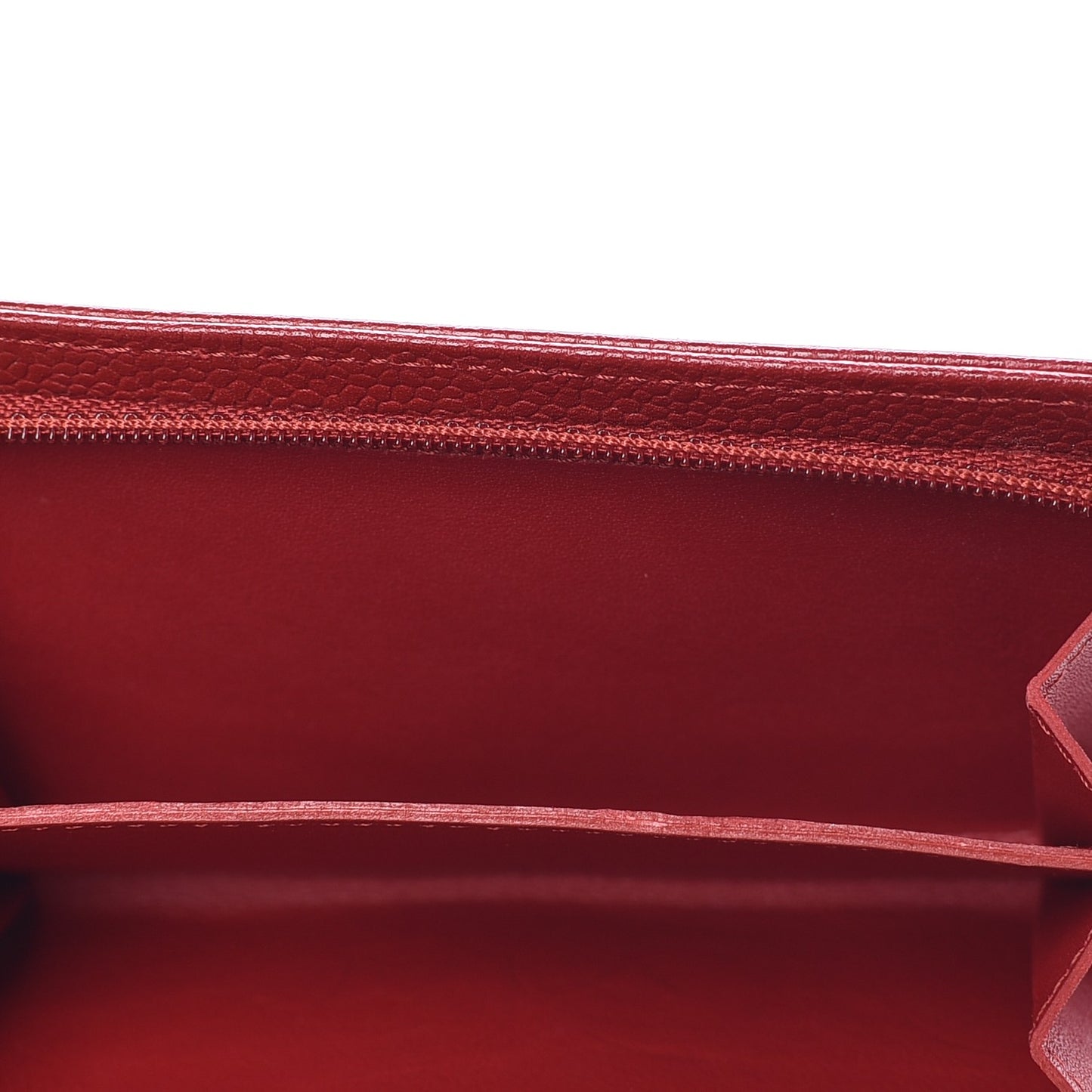 Caviar Timeless CC Zipped Pocket Wallet Red