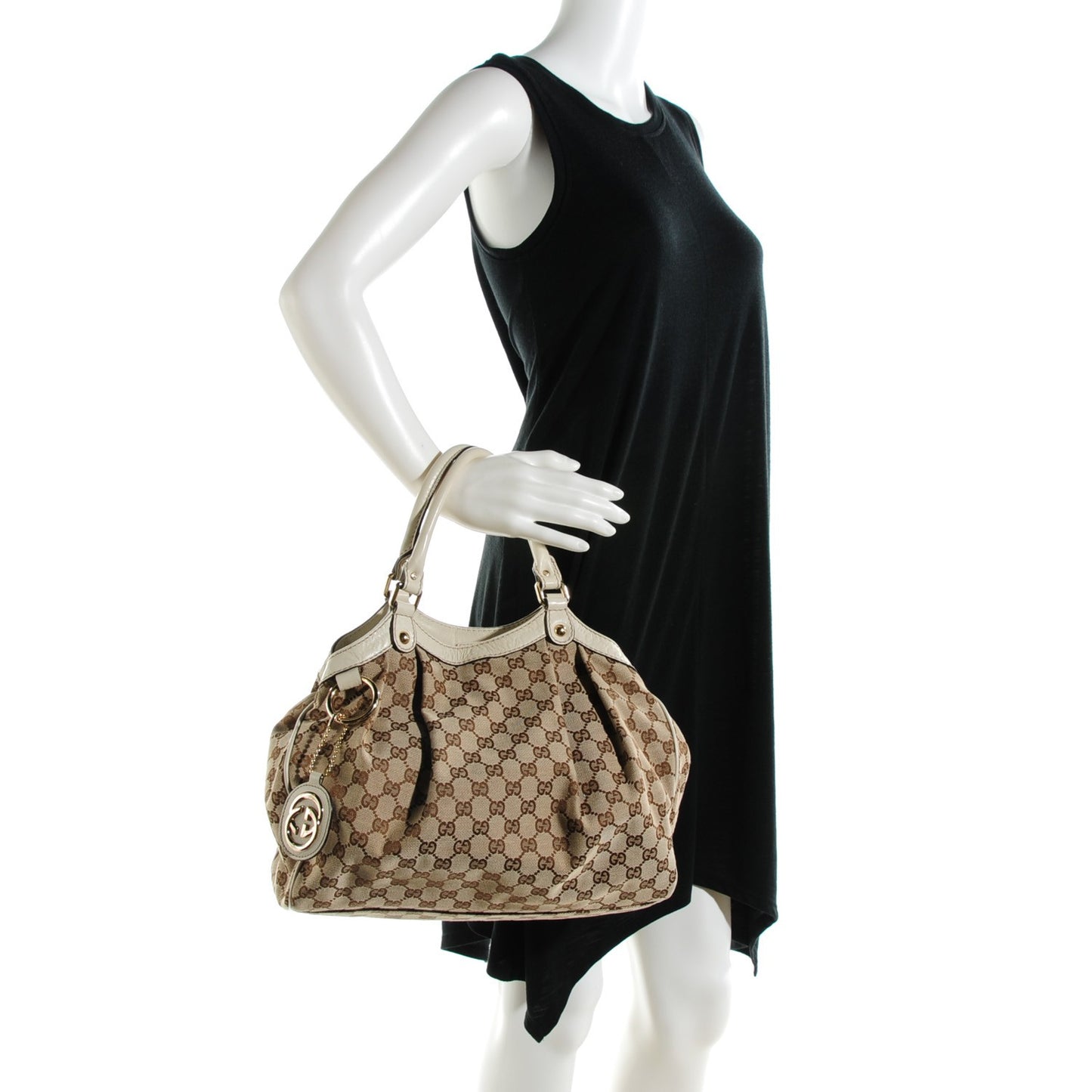 Monogram Medium Sukey Tote Off White