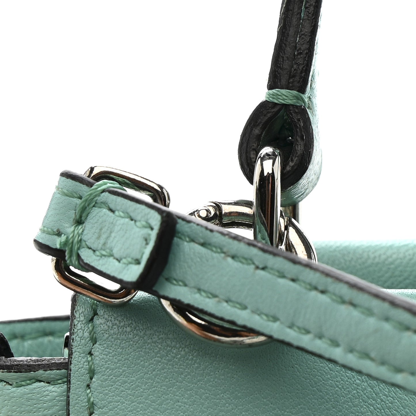 Shiny Nappa Micro Peekaboo Iconic Satchel Turchese Egiz Turchese Egiz