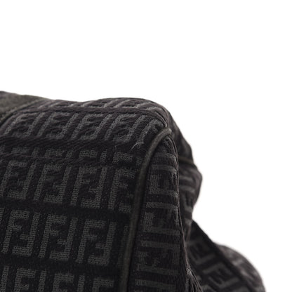 Fendi Zucchino Shoulder Bag Black 10 of 15