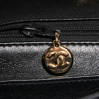 Chanel Caviar Quilted Jumbo Single Flap Black 9 of 9
