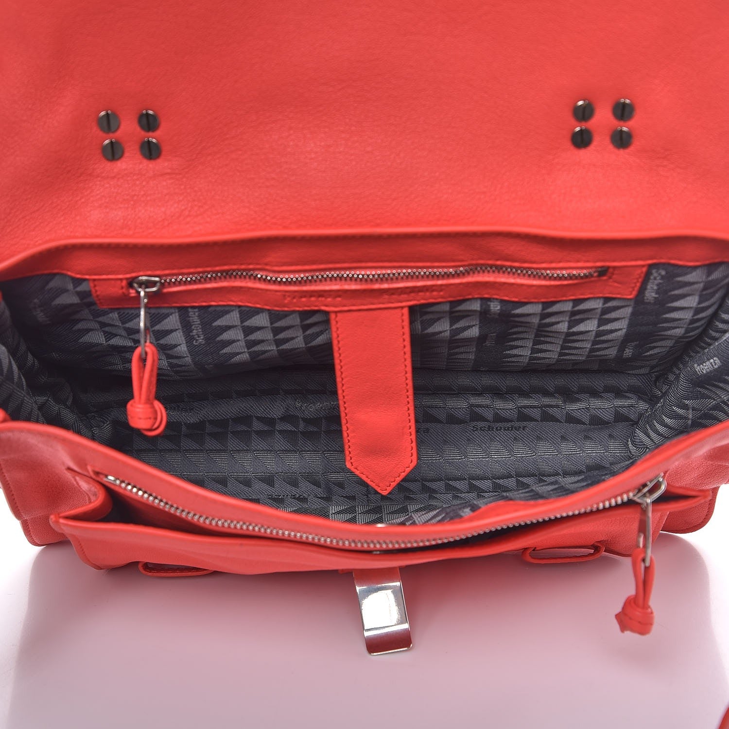 Proenza Schouler Lambskin Medium PS1 Satchel Geranium 5 of 8