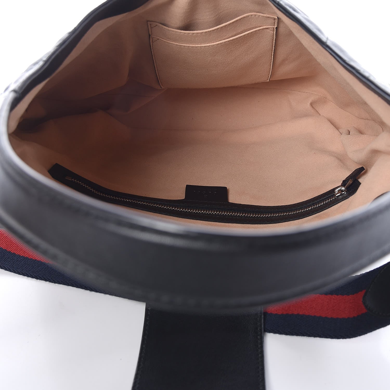 Gucci Calfskin Web Quilted Medium Dionysus Hobo Black 5 of 11