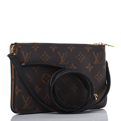 Louis Vuitton Reverse Monogram Giant Double Zip Pochette 4 of 12