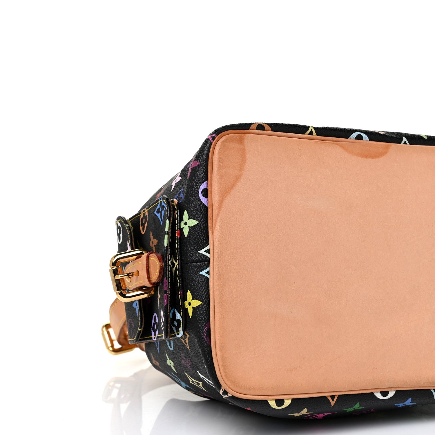 Louis Vuitton Monogram Multicolor Petit Noe Black 7 of 8