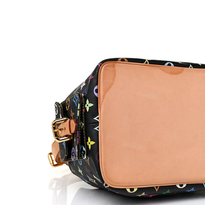 Louis Vuitton Monogram Multicolor Petit Noe Black 7 of 8