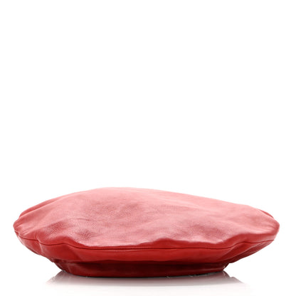 Gucci Calfskin Beret Hat 56 Red 3 of 10