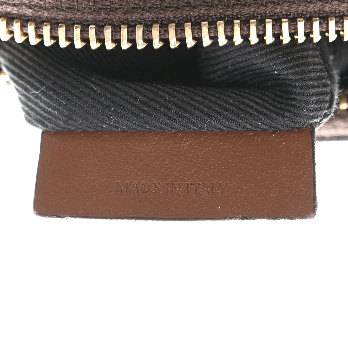 E-canvas Check Mini Bowling Bag Dark Birch Brown