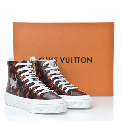 Louis Vuitton Catogram Stellar Sneaker Boots 36 Marron 8 of 8