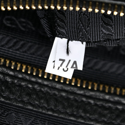 Prada Vitello Daino Shopping Satchel Black 7 of 12