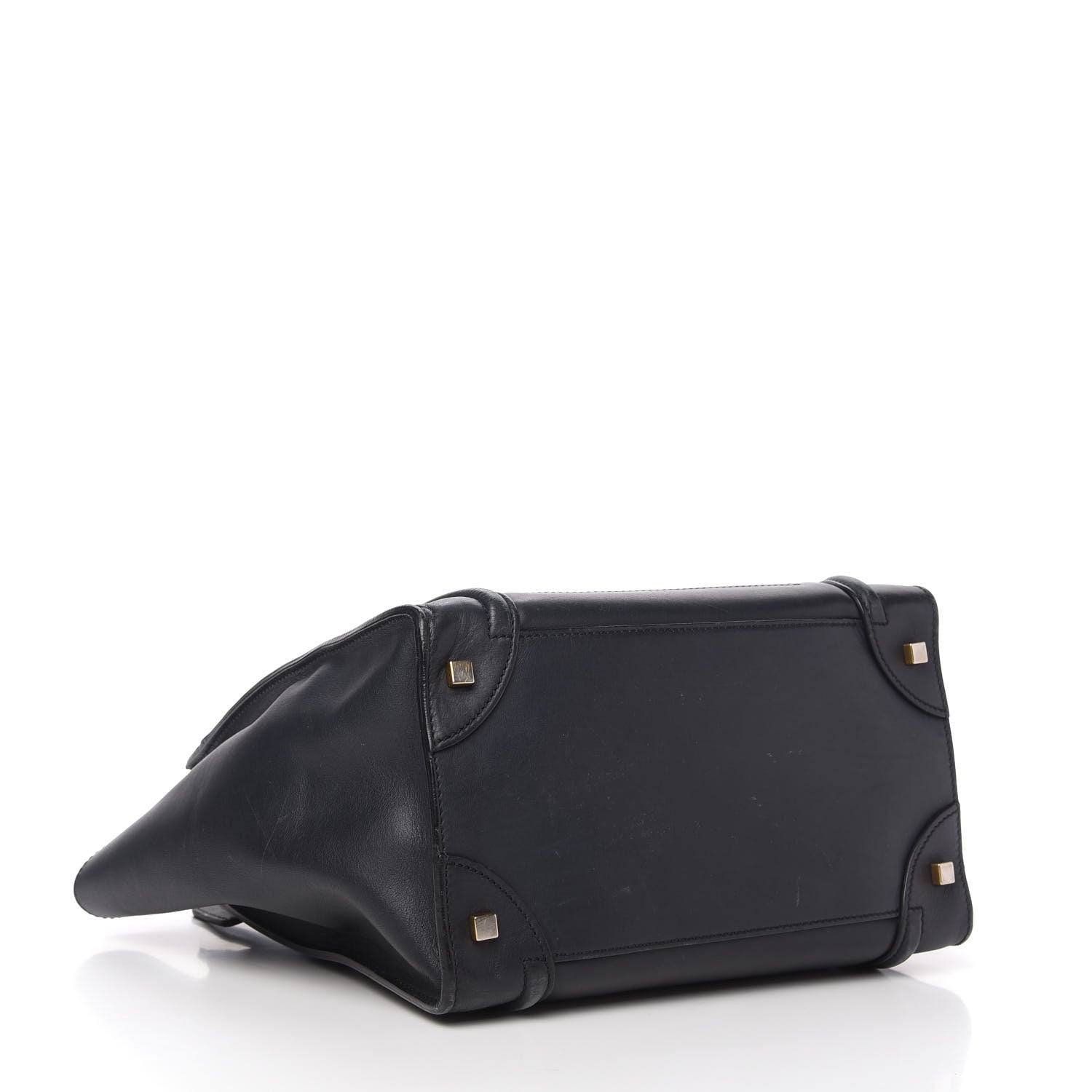 Celine Smooth Calfskin Mini Luggage Navy Blue 4 of 10