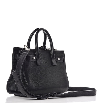 Saint Laurent Grained Calfskin Nano Sac De Jour Souple Black 3 of 10