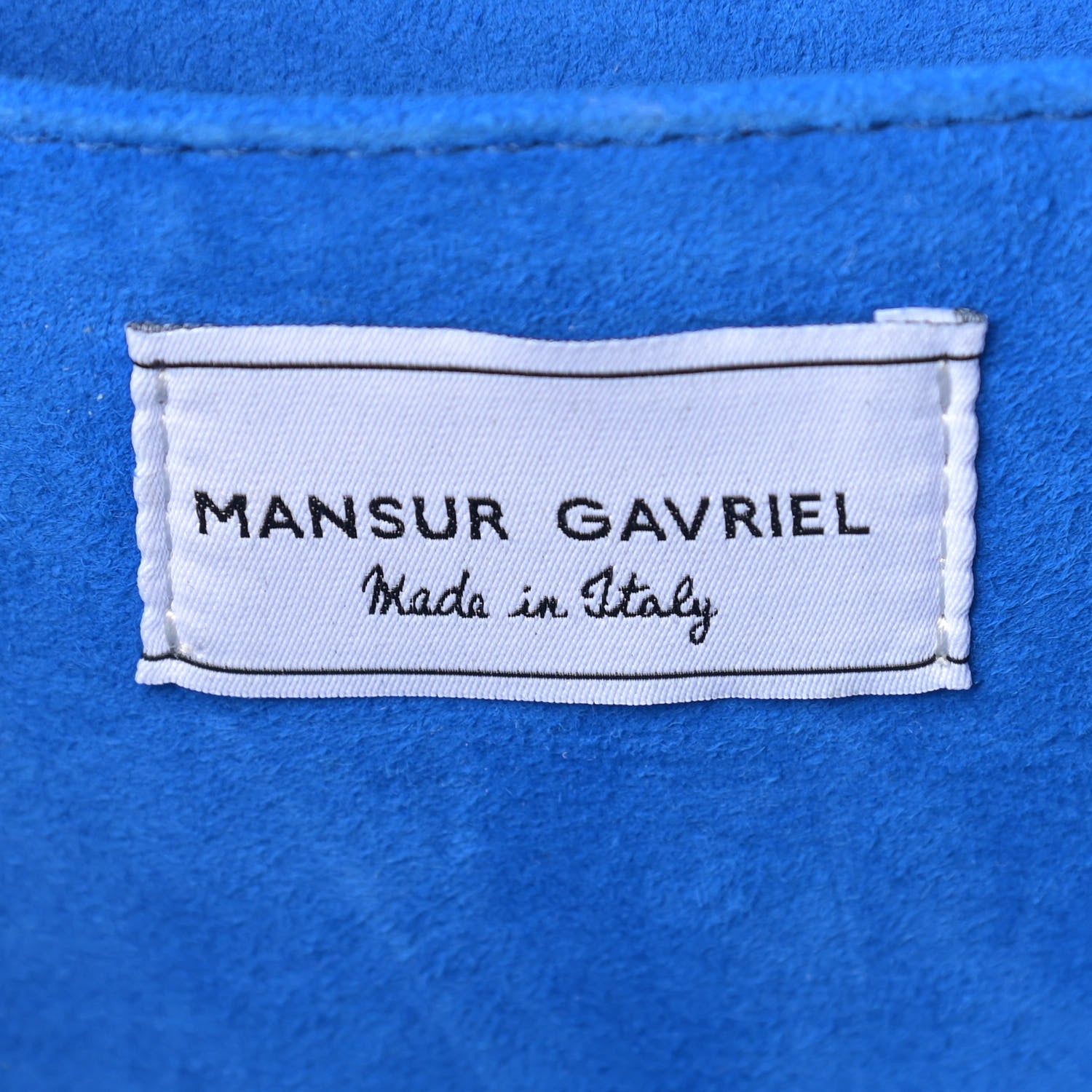 Mansur Gavriel Calfskin Circle Crossbody Bag Royal 6 of 12