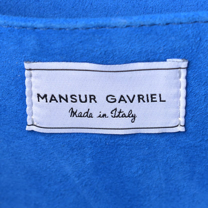 Mansur Gavriel Calfskin Circle Crossbody Bag Royal 6 of 12