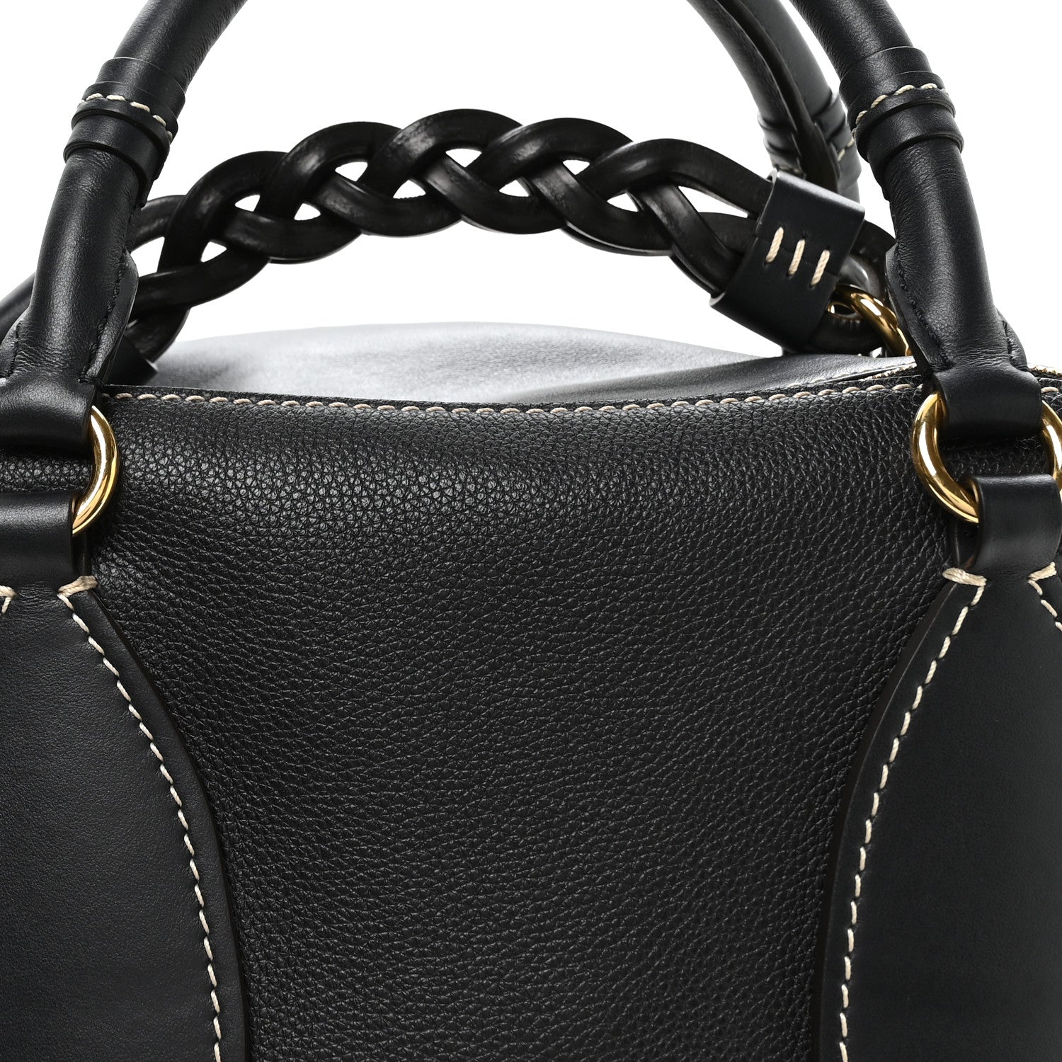 Chloe Calfskin Medium Daria Full Blue 7 of 9