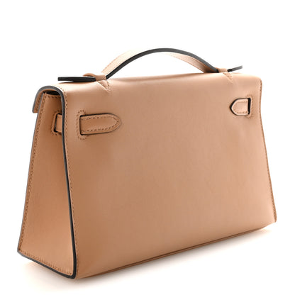 Hermes Swift Kelly Pochette Clutch Chai 3 of 7