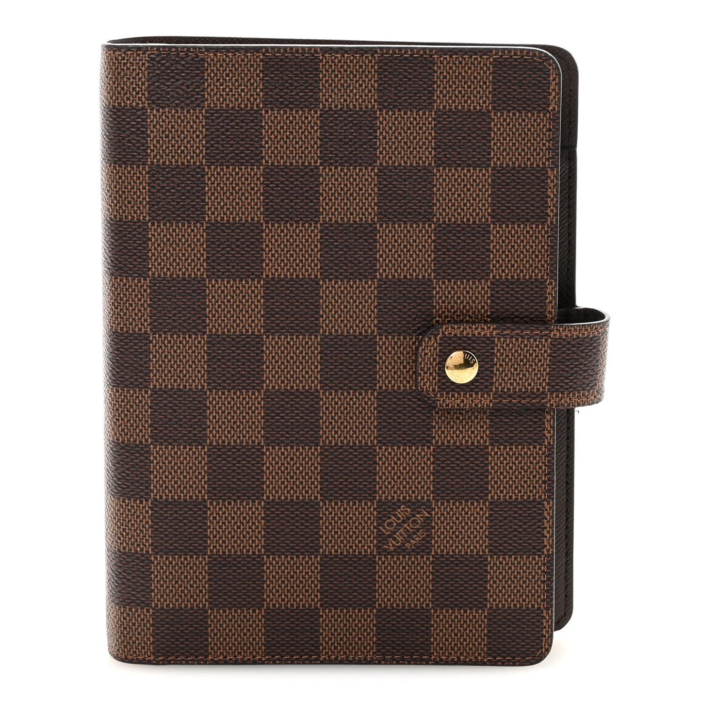 Damier Ebene Medium Ring Agenda Cover
