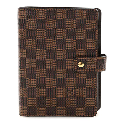 Louis Vuitton Damier Ebene Medium Ring Agenda Cover 1 of 6