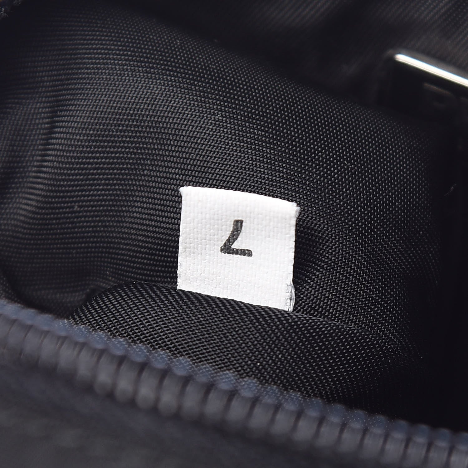 Prada Tessuto Nylon Pochette Bag Black 9 of 12