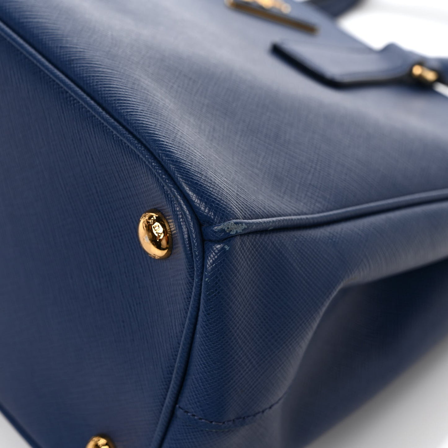 Saffiano Small Galleria Double Zip Tote Bluette