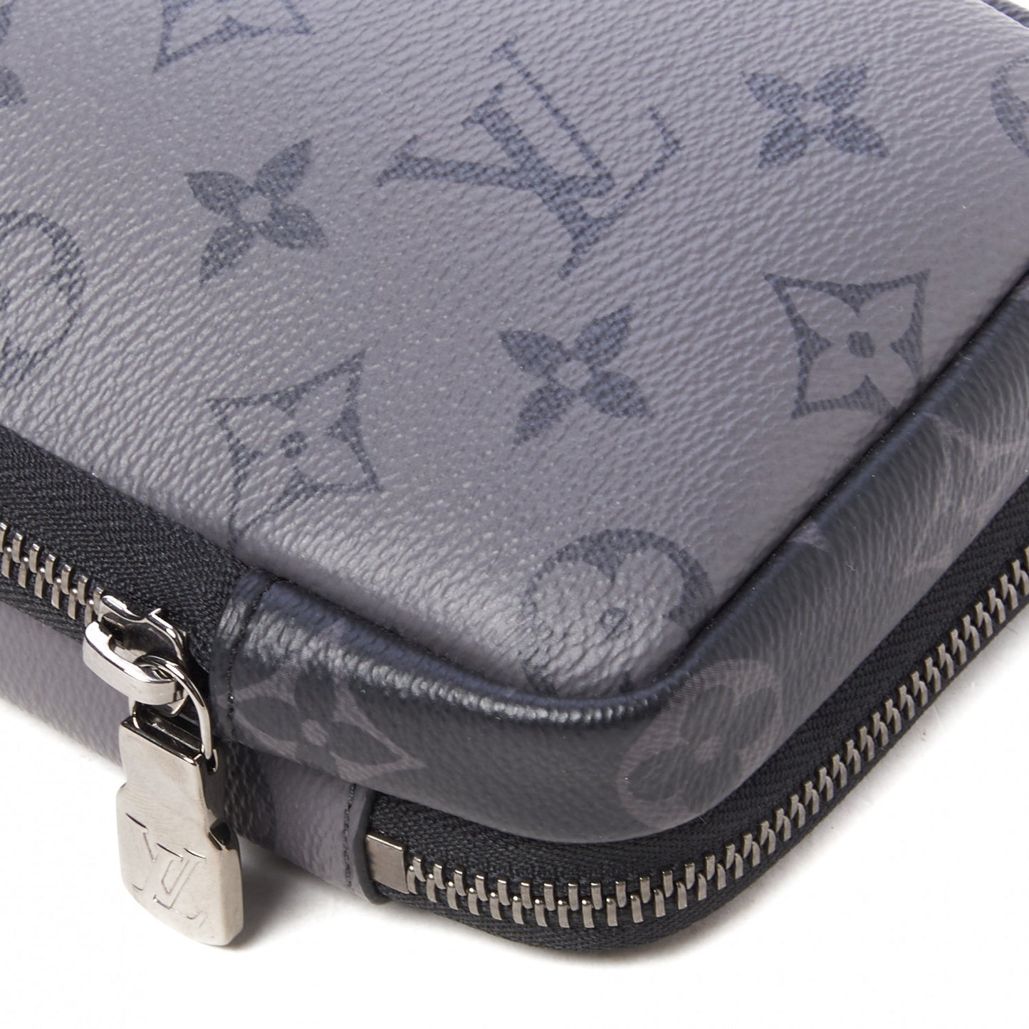Monogram Eclipse Reverse Double Phone Pouch