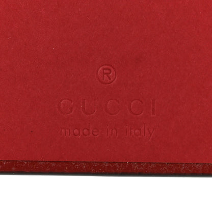Gucci GG Supreme Monogram Pattern Red Cat Notebook Beige Multicolor New Acero 6 of 7