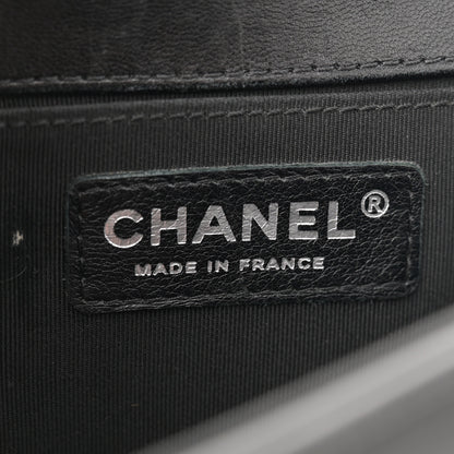 Chanel Lambskin Quilted Medium Boy Flap Black 6 of 13