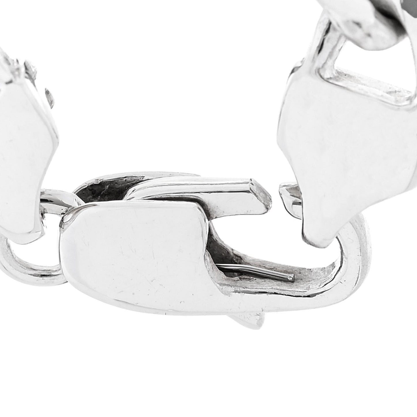 Sterling Silver 18k Yellow Gold Curb Link Bracelet