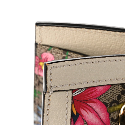 Gucci GG Supreme Monogram Flora Textured Calfskin Small Padlock Tote Beige Ebony Multicolor Mystic White 13 of 16