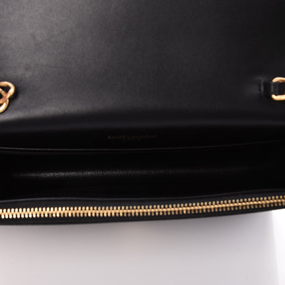 Saint Laurent Smooth Calfskin Classic Monogram Kate Tassel Chain Wallet Black 5 of 6