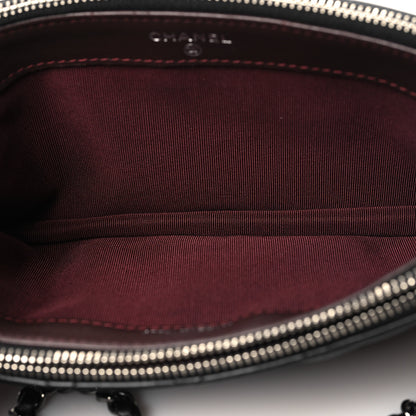 Chanel Lambskin Quilted Small Clutch With Chain Black 6 of 13