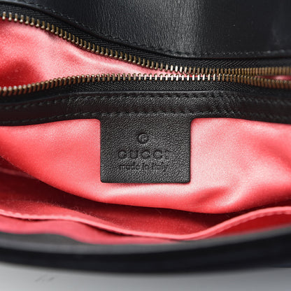 Gucci Velvet Matelasse Medium GG Marmont Shoulder Bag Black 6 of 10