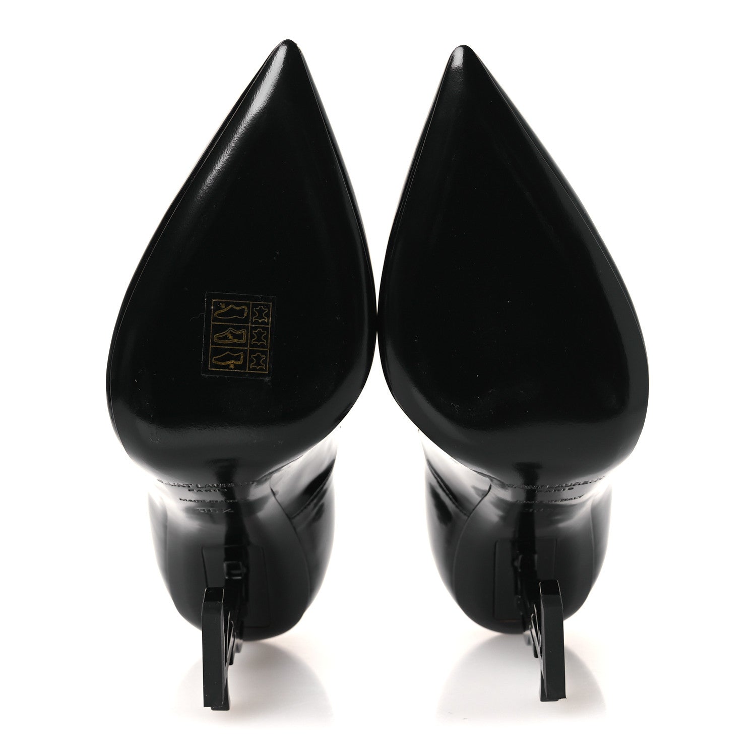 Saint Laurent Patent Opyum 85 Pumps 36.5 Black 7 of 11