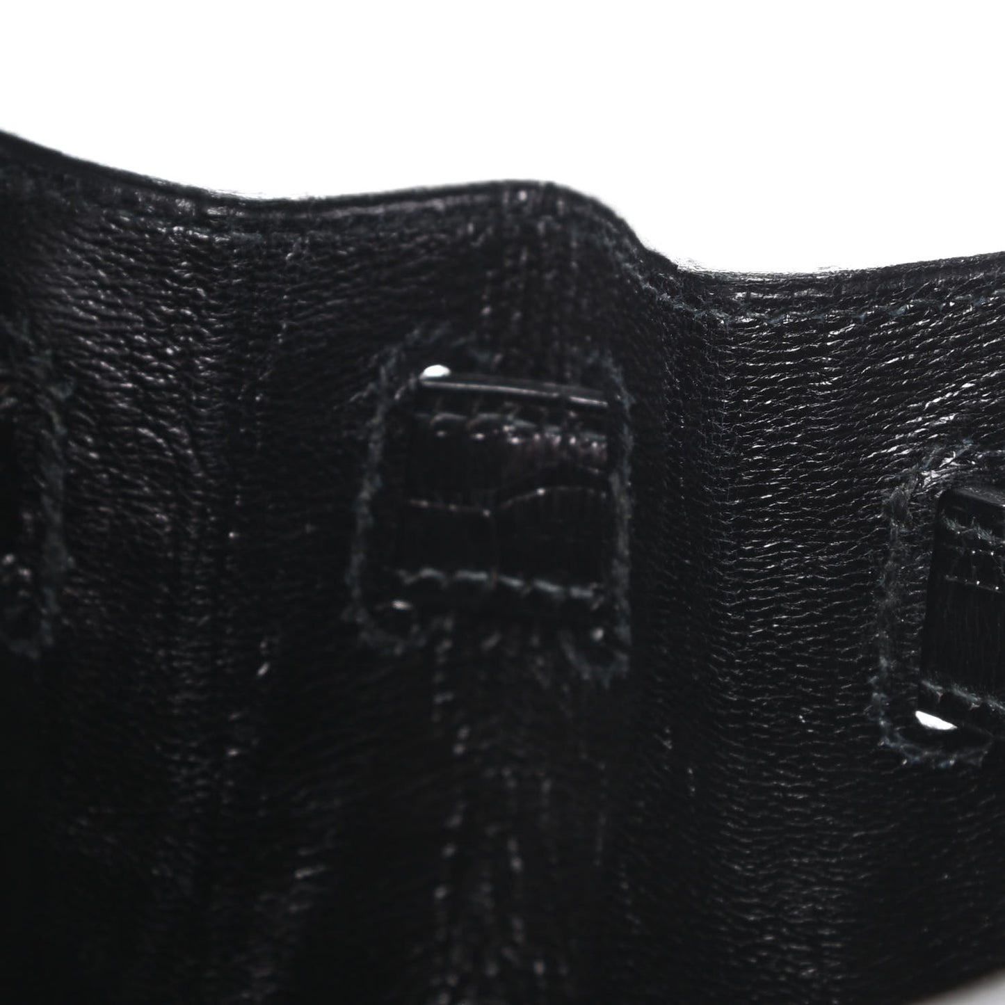 Shiny Alligator Kelly Sellier 28 Black