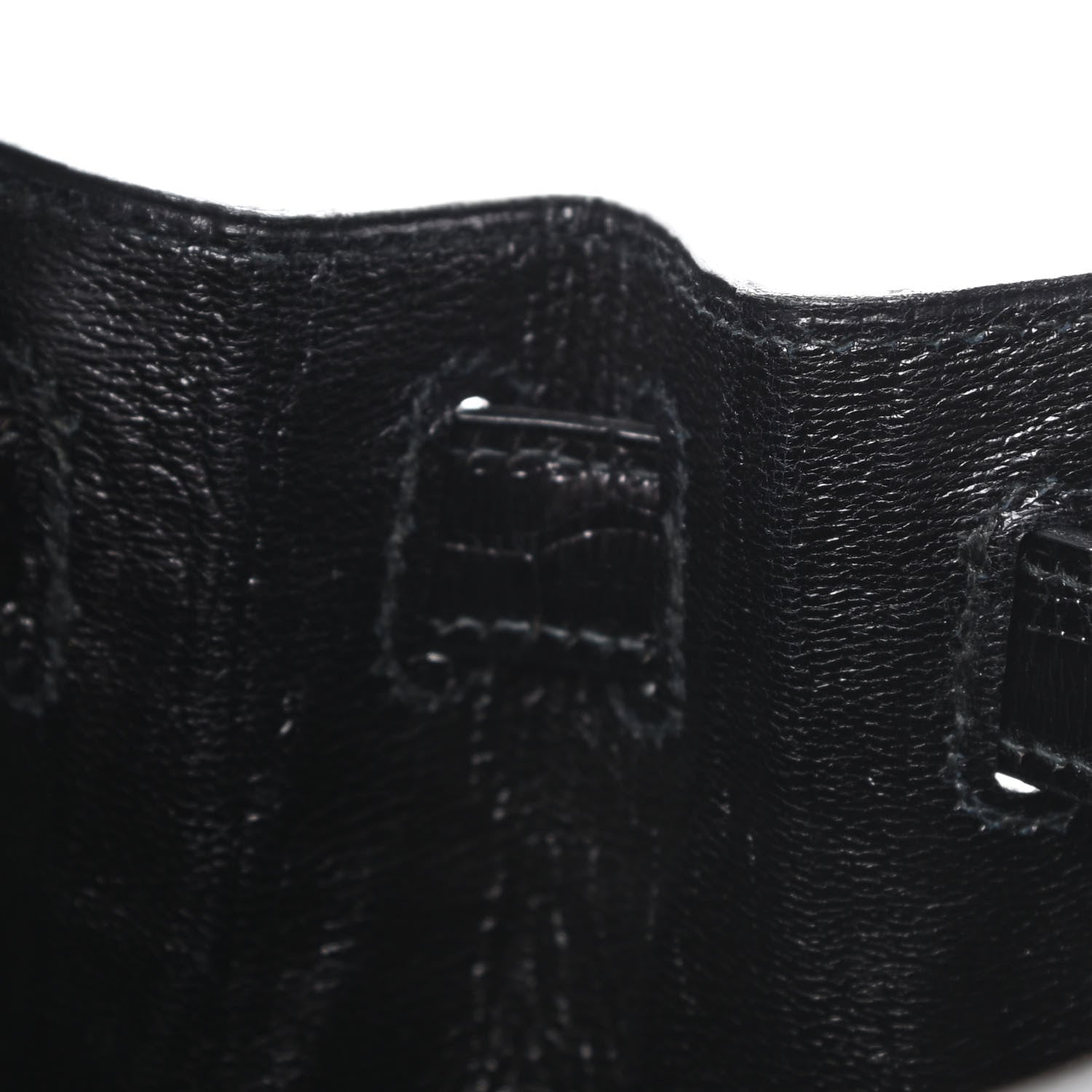 Hermes Shiny Alligator Kelly Sellier 28 Black 18 of 39