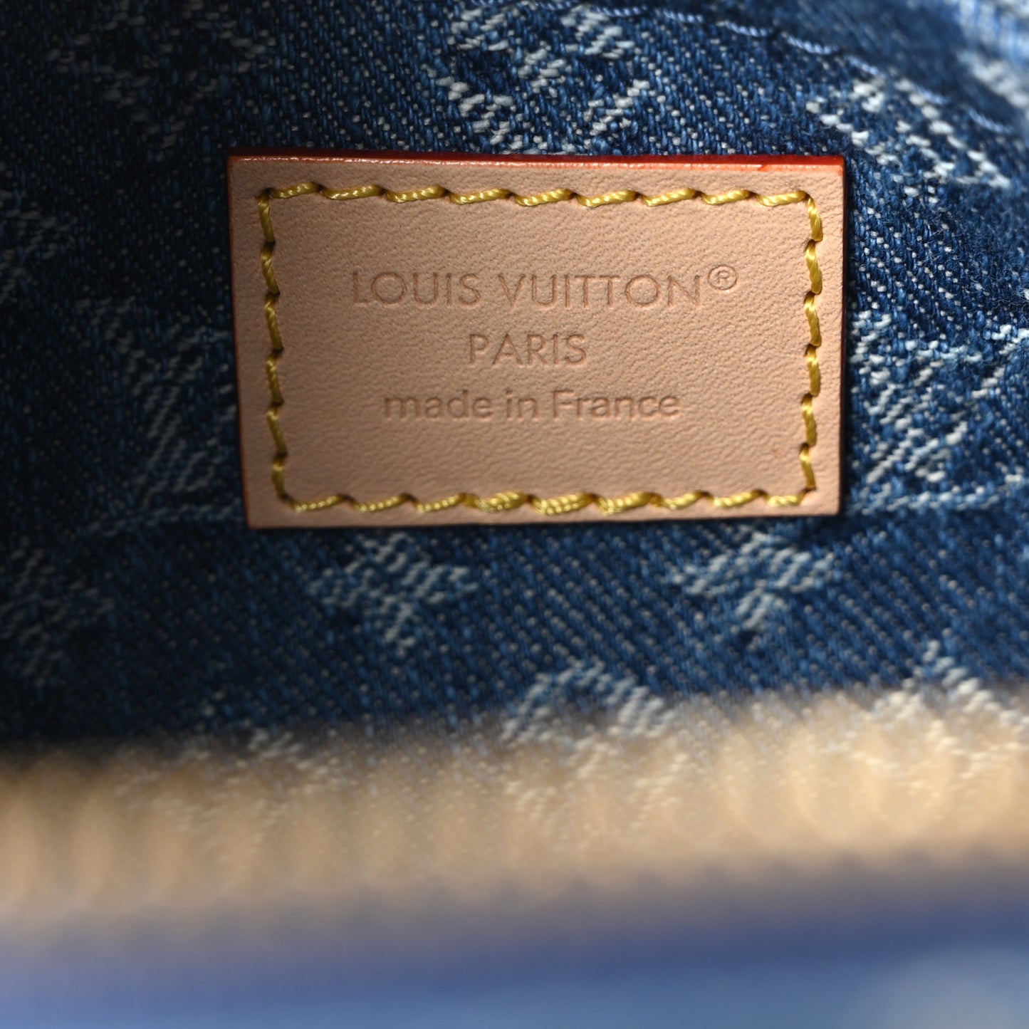 Monogram Denim Speedy Soft 30 Blue