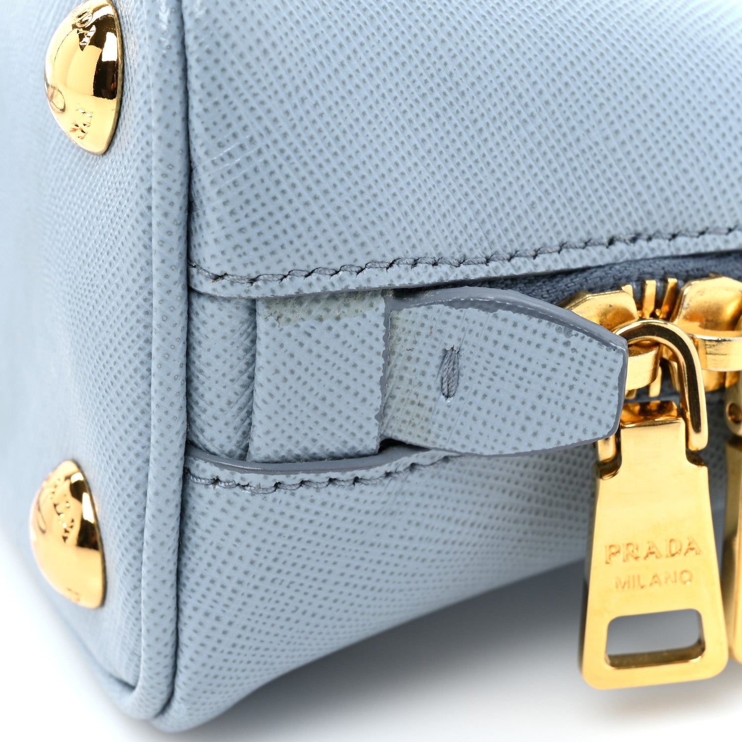 Prada Saffiano Lux Mini Promenade Tote Astrale 9 of 12