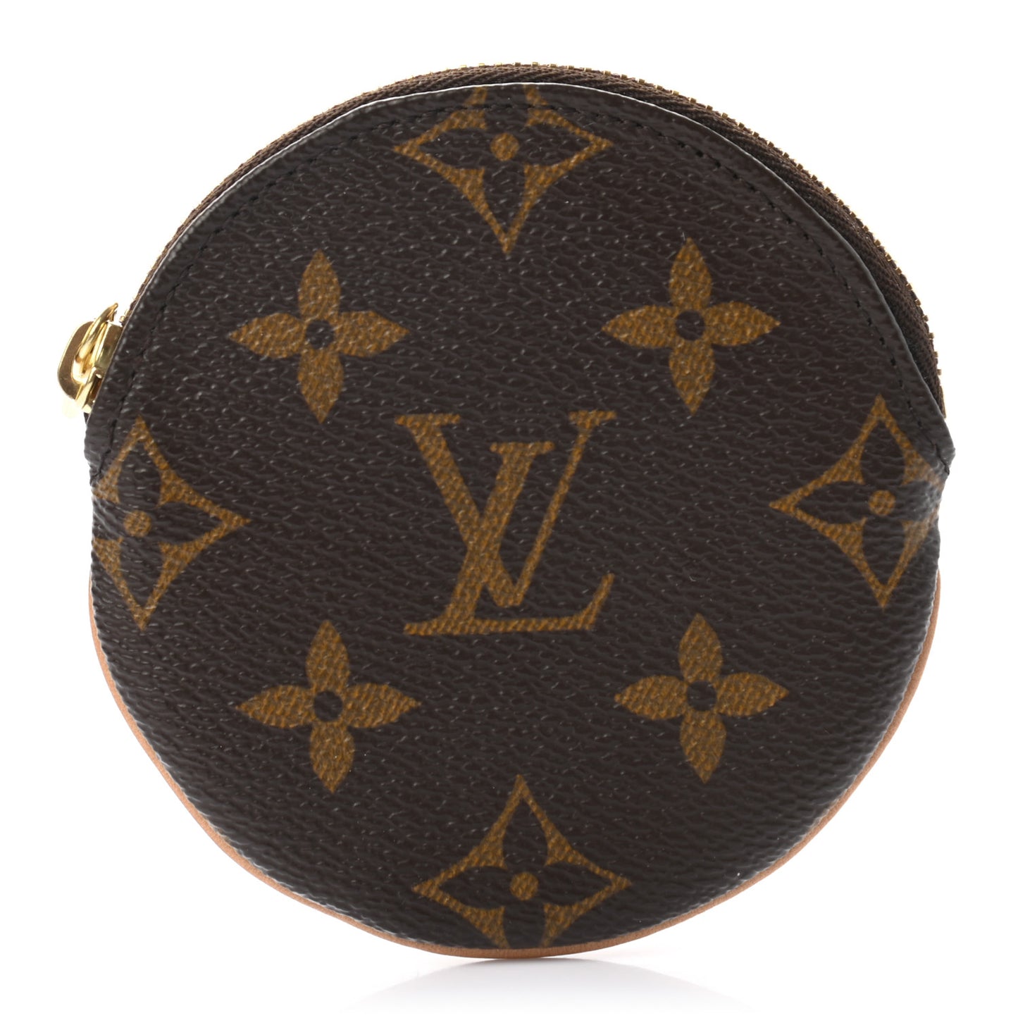 Monogram Round Coin Purse