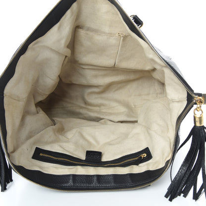 Gucci Pebbled Calfskin Large Soho Top Handle Bag Black 5 of 20