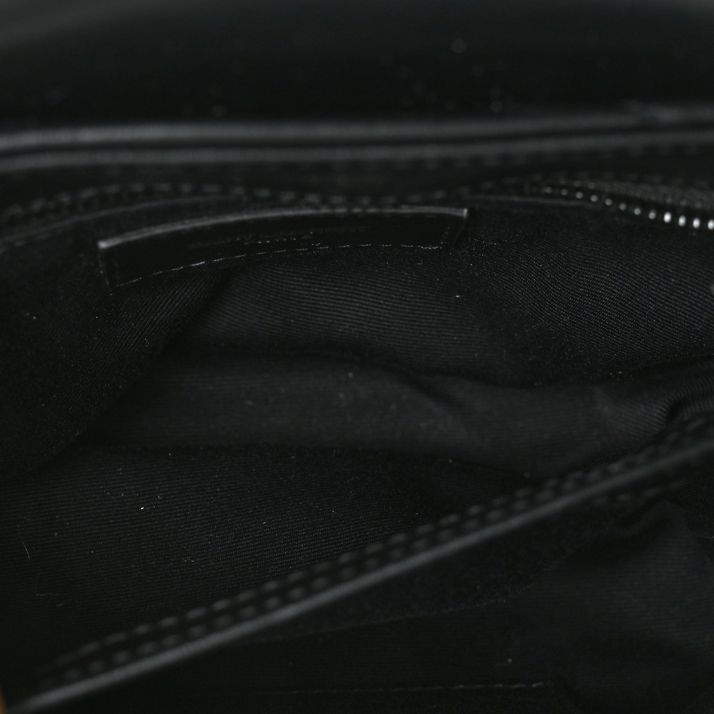 Calfskin Y Quilted Monogram Toy Loulou Crossbody Bag Black
