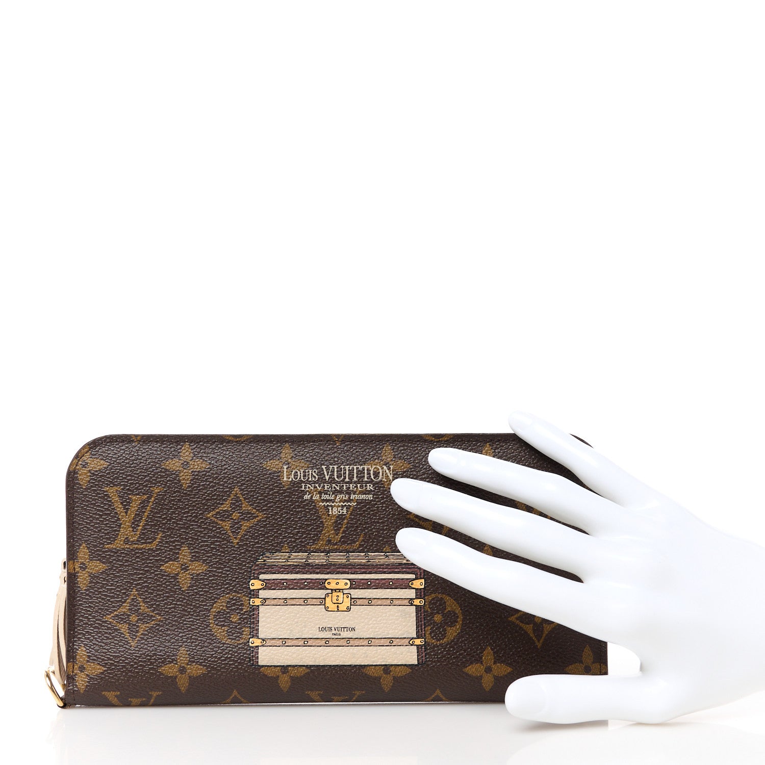 Louis Vuitton Monogram Trunks and Locks Insolite Wallet 2 of 14