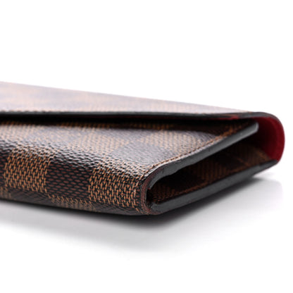 Louis Vuitton Damier Ebene Josephine Wallet Red 12 of 13