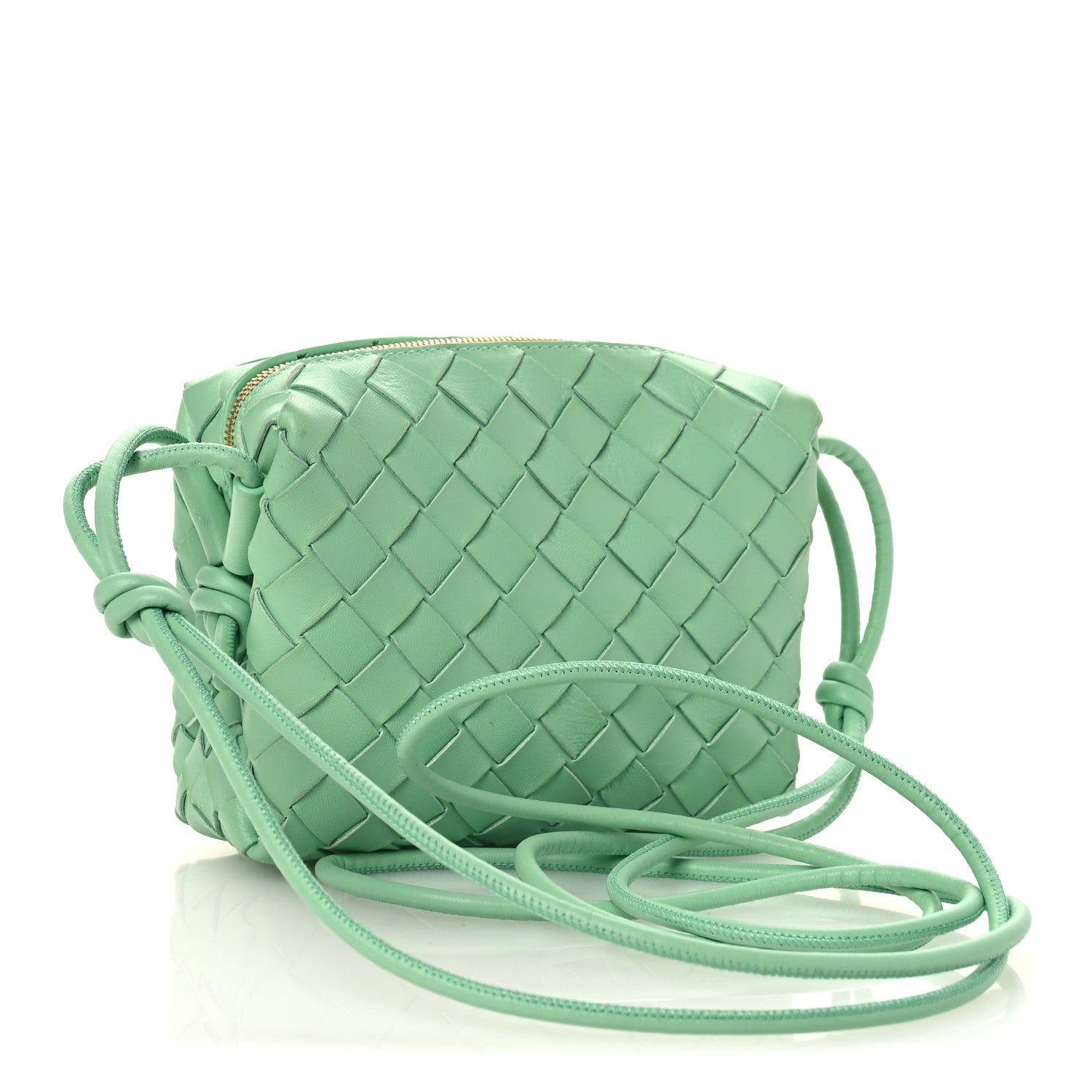 Bottega Veneta Nappa Intrecciato Mini Loop Camera Bag Siren 3 of 11