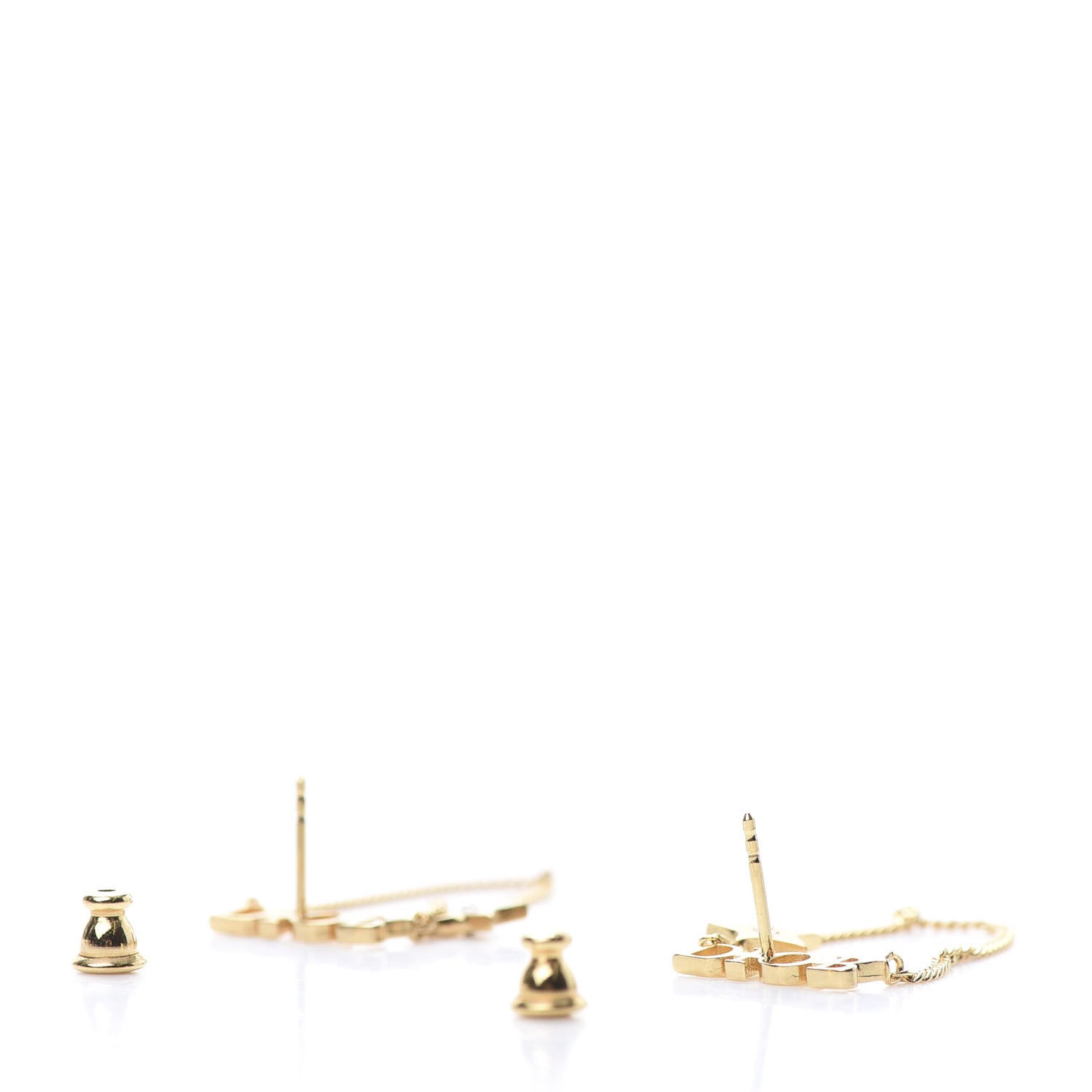 Metal Chain Star Dio(r)evolution Earrings Gold