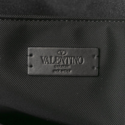 Valentino Garavani Nylon VLTN Logo Patch Backpack Black 6 of 9