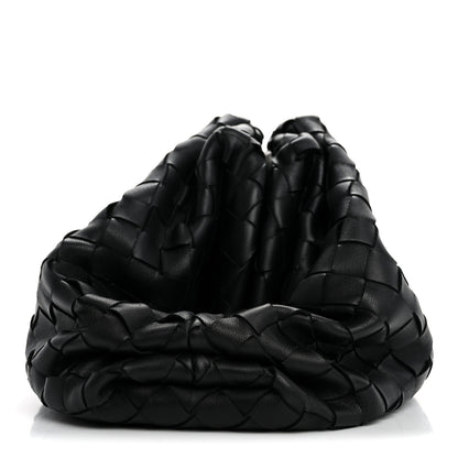 Bottega Veneta Nappa Maxi Intrecciato The Pouch Oversized Clutch Black 10 of 11