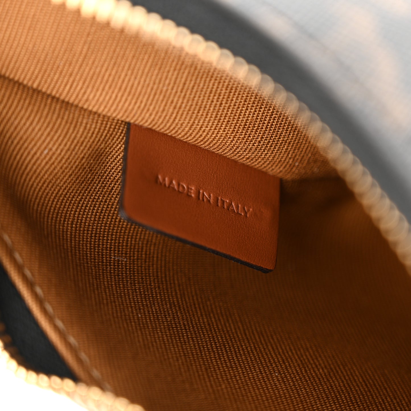 Triomphe Canvas Calfskin Ava Shoulder Bag Tan
